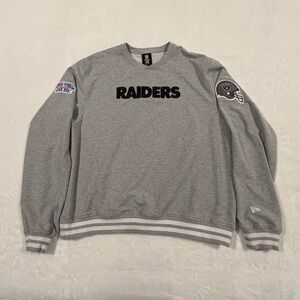 Las Vegas Raiders New Era Crewneck Sweater | NFL | Like New
